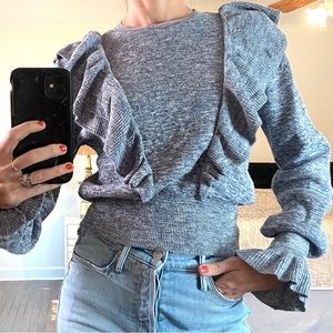 H&M Ruffle Sweater